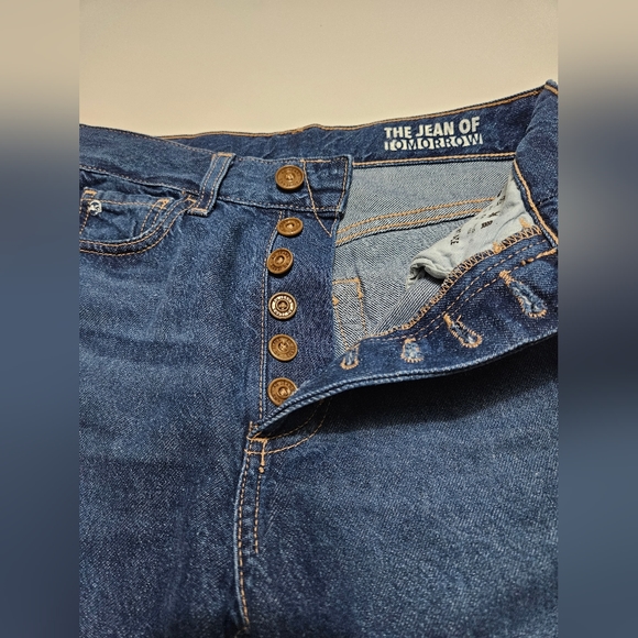 The Jeans of Tomorrow High Rise Button Closure Jeans Size 23 #W-312 - Picture 4 of 9